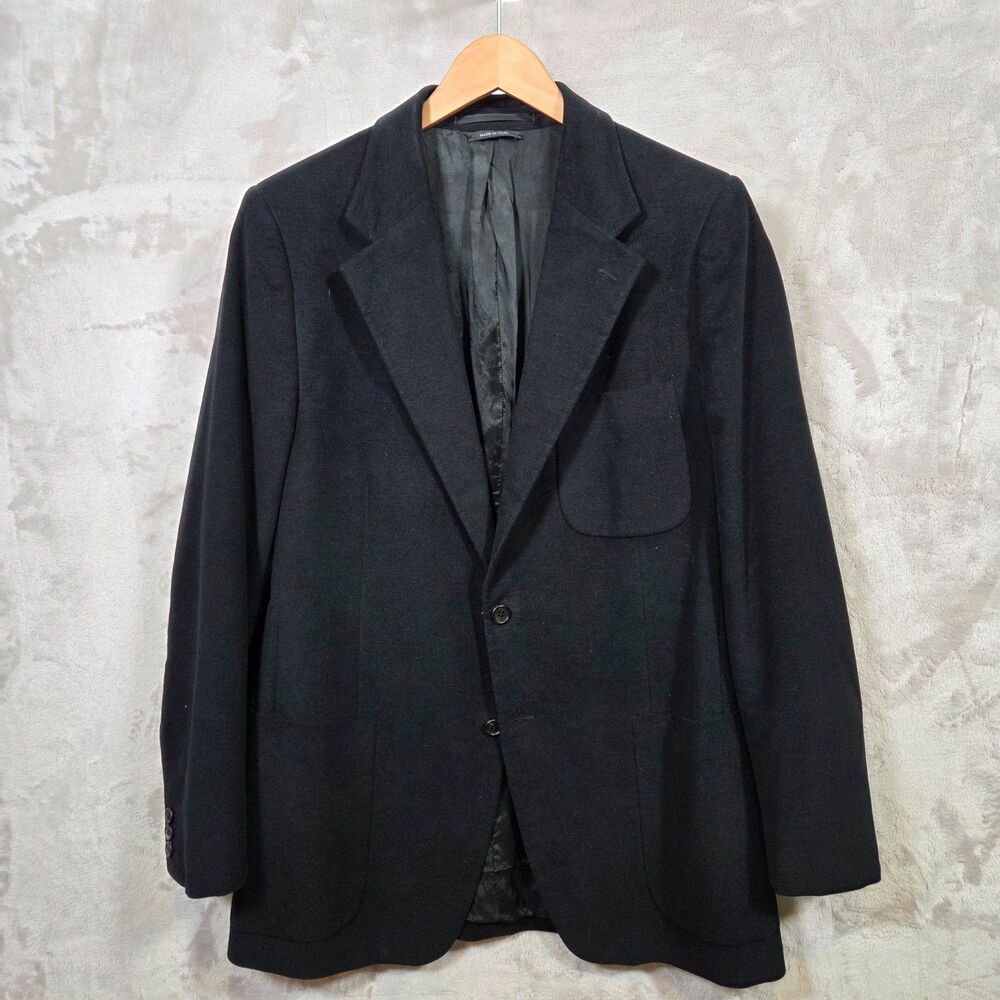 Prada Italy Cotton Moleskin Sport Coat Blazer Patch Pockets Men’s 54R IT